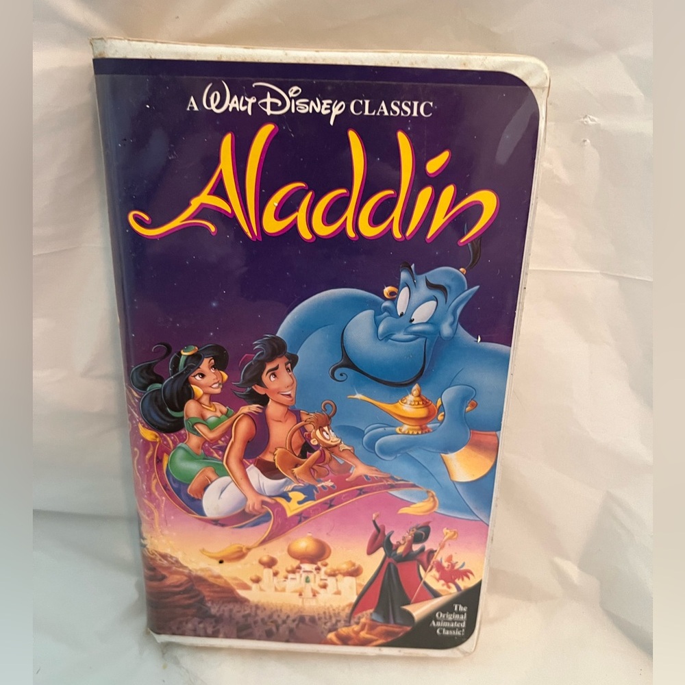 Aladdin on VHS